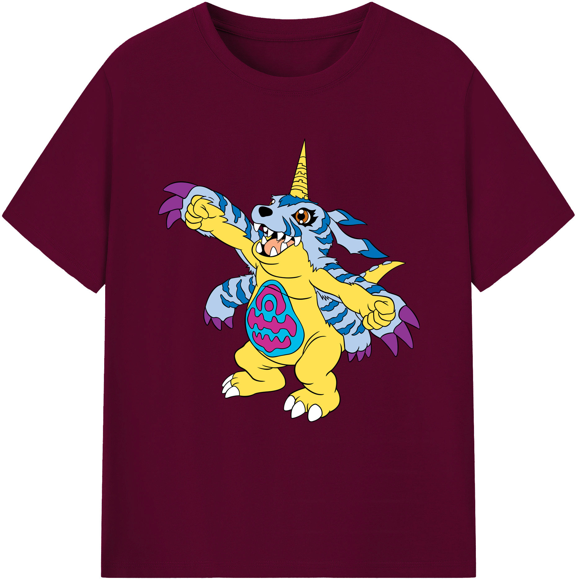（画像用） Digimon デジタルモンスター/デジモン レディースカジュアルプリントTシャツ（綿100％）